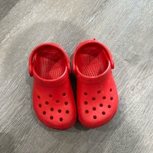Toddler Red Crocs